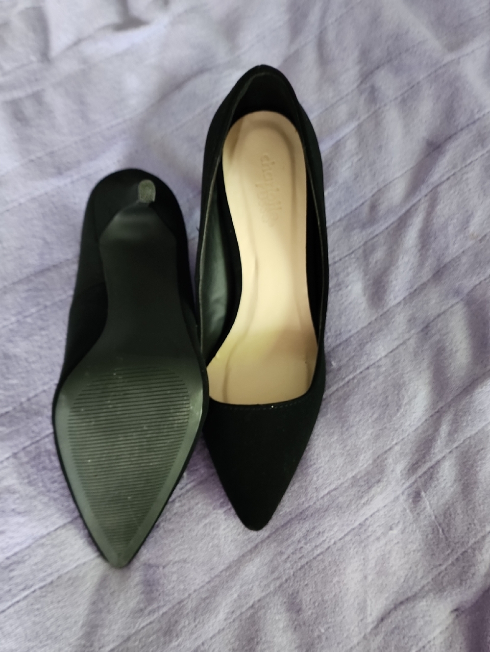 Charlotte Russe Black Pointed Toe Stiletto Pumps